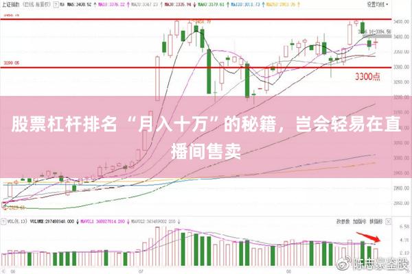 股票杠杆排名 “月入十万”的秘籍，岂会轻易在直播间售卖
