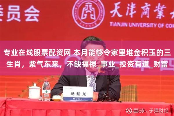 专业在线股票配资网 本月能够令家里堆金积玉的三生肖，紫气东来，不缺福禄_事业_投资有道_财富